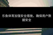 乐鱼体育加强安全措施，确保用户数据安全