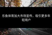乐鱼体育加大市场宣传，吸引更多年轻用户
