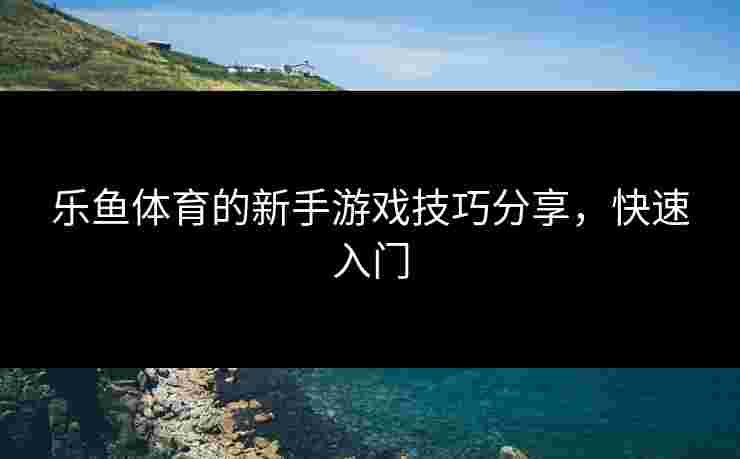 乐鱼体育的新手游戏技巧分享，快速入门